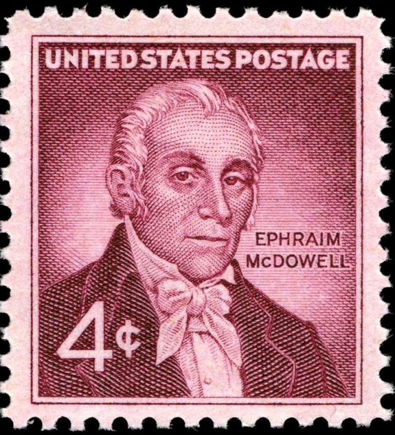 Segell dedicat a Ephraim McDowell
