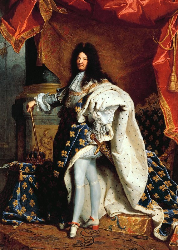rei Lluís XIV Hyacinthe Rigaud