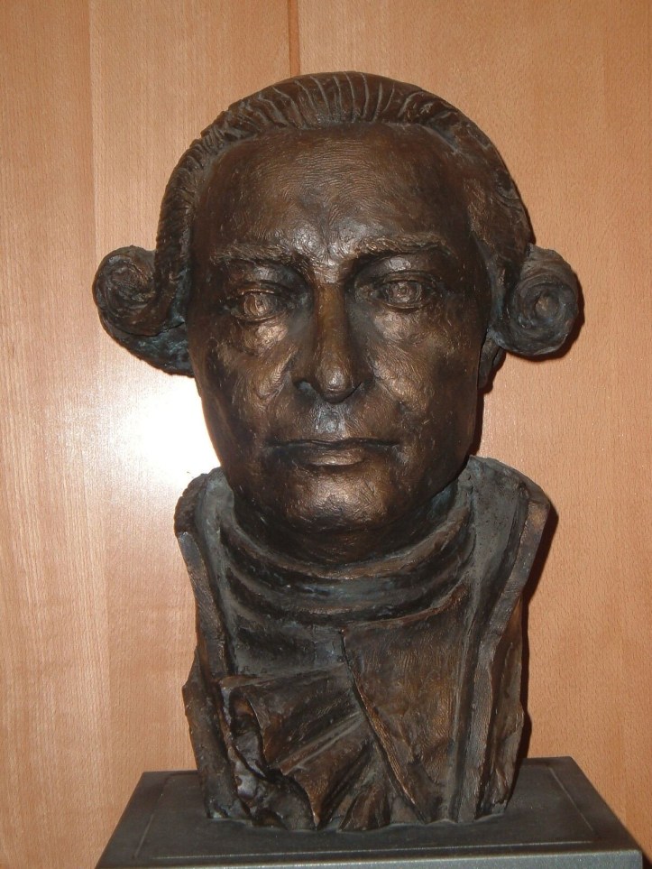 Bust Antoni de Gimbernat escultor Joan Rebull Ajuntament de Cambrils