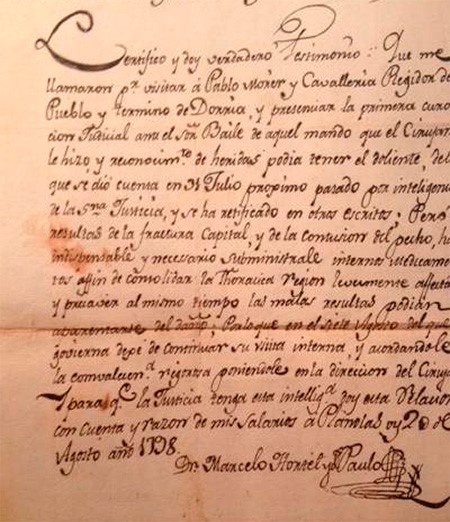 Manuscrit Marcel Hotet Planoles agost 1798