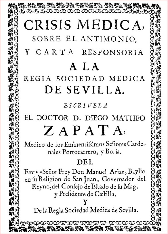 Crisis médica sobre el antimonio (1701)