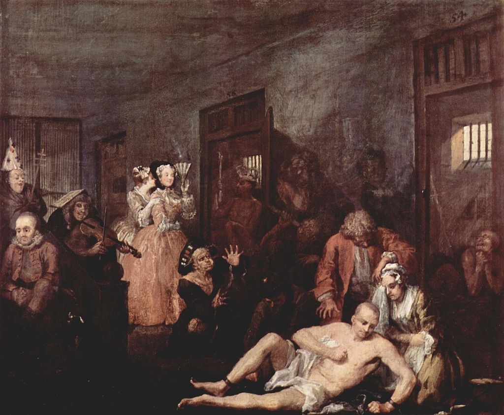 La vida d'un llibertí, William Hogarth