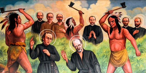 martiri dels sants missioners jesuïtes a mans dels indis