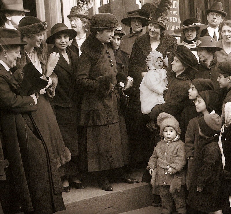 Margaret Sanger als tribunals de Brooklyn