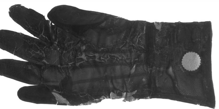 Guants de làtex de Caroline Hampton