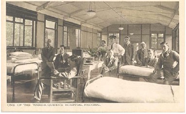 Sala d'hospitalització al Queen's Hospital