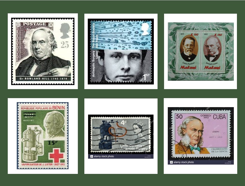 Segells postals en homenatge a Lister