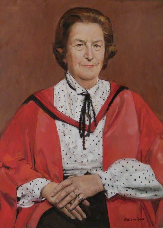 Dame Sheila Sherlock, pintada per Ruskin Spear, Royal Free Hospital