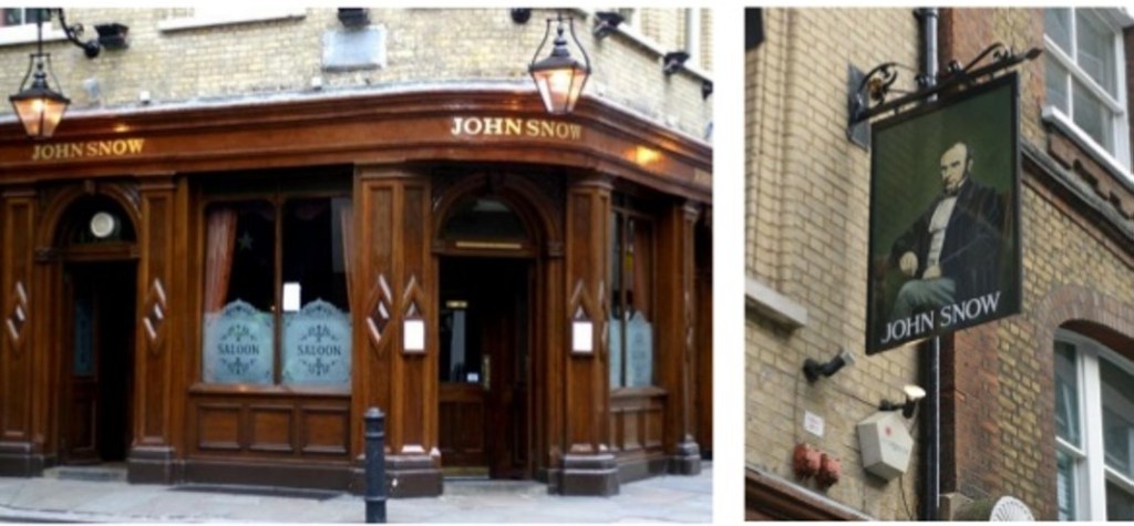 Pub John Snow en les proximitats de la bomba d'aigua de Broad Street