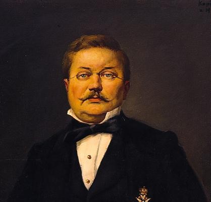 Ferdinand von Hebra pintat per Koch