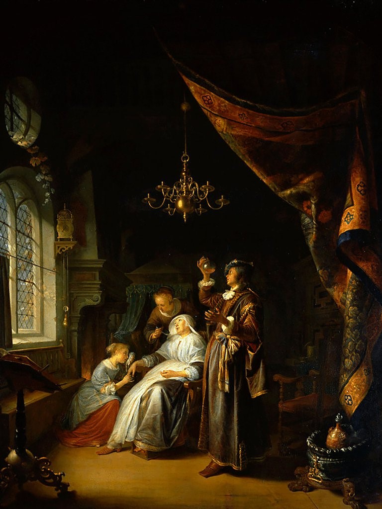 La dona hidròpica (1663), de Gerrit Dou