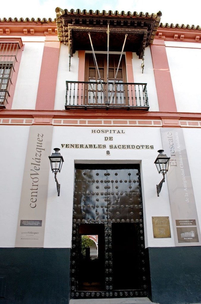 Façana de l'Hospital de Venerables sacerdots a Sevilla.