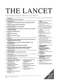Portada de The Lancet