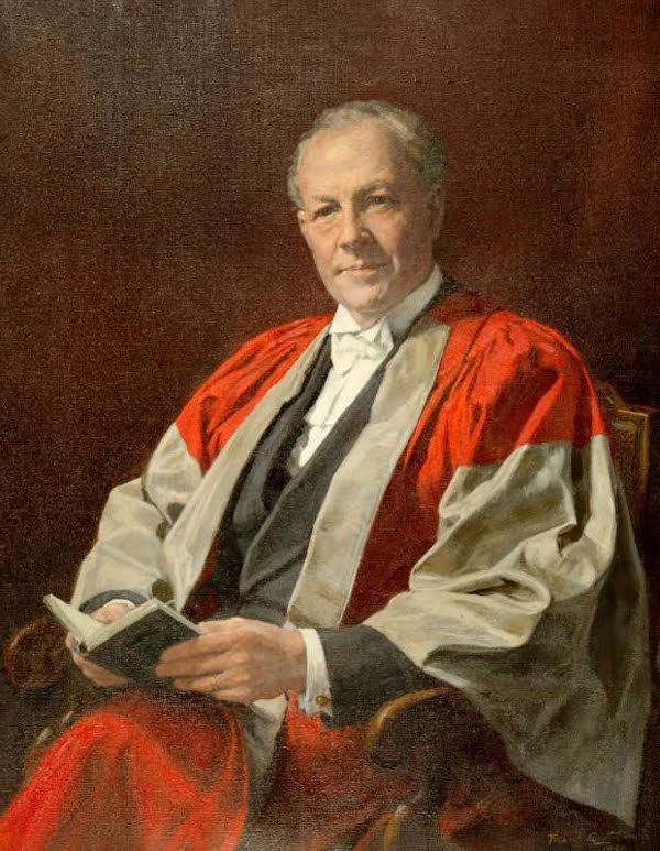 Trueta vestit de catedràtic anglès. Conservat a la Biblioteca de Catalunya.