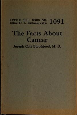 Portada del llibre de Bloodgood sobre càncer