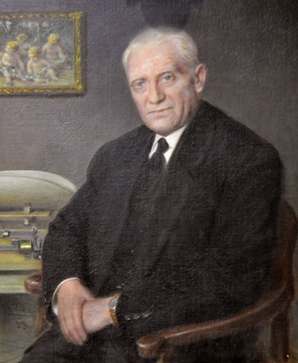 El doctor Alexandre Frias i Roig, retratat pel pintor Ramon Viñas per a la Galeria de Fills Il·lustres de Reus.