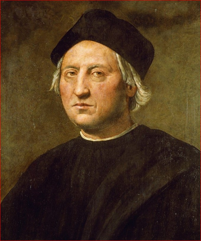 Retrat de Cristóbal Colón per Ridolfo del Ghirlandio, Museu Naval de Pegli, Genova