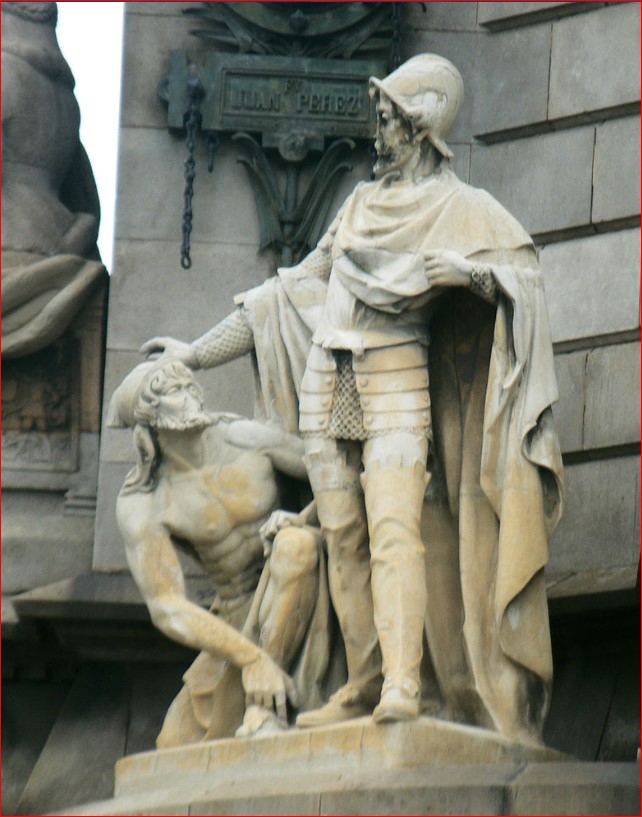 Pere Bertran Margarit. Monument a Colom de Barcelona. Escultor: Eduard B. Alentorn