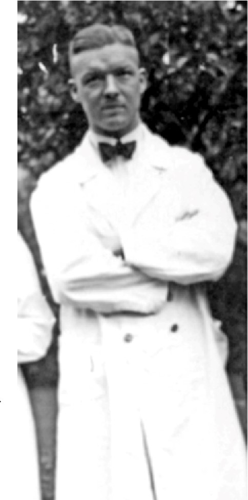 Werner Forssmann quan treballava a l'hospital d'Eberswalde.