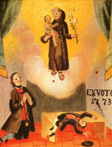 Ex vot de 1773 de la capella de Sant Antoni a Haidfing