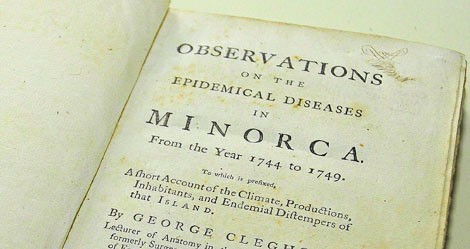 Primera pàgina del llibre de Cleghorn