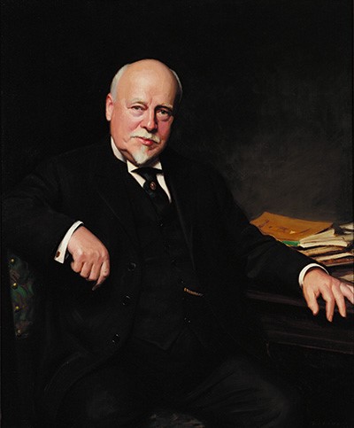 Retrat de William Welch per Thomas C Corner. Johns Hopkins Hospital