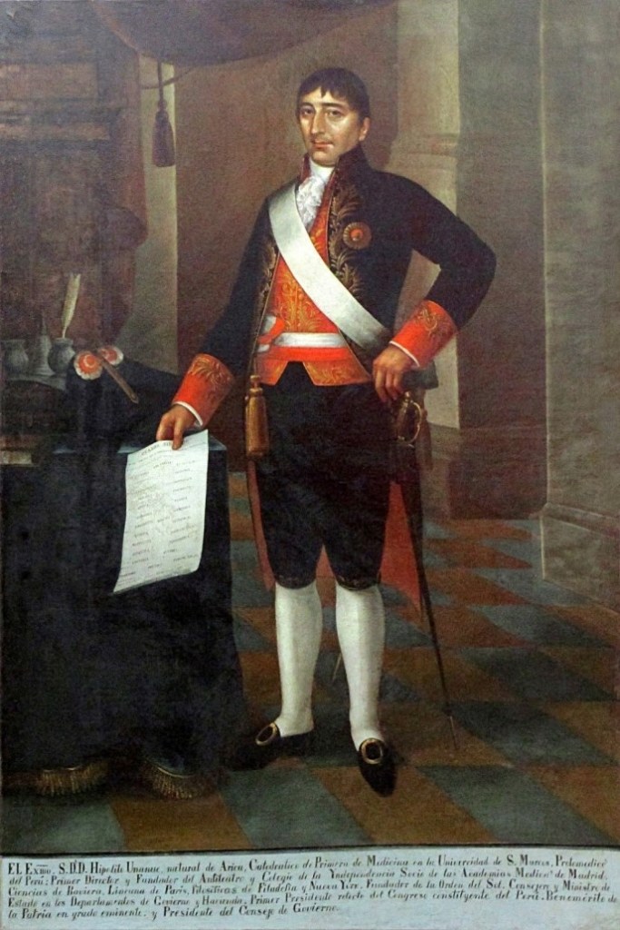 El metge Hipólito Unanue, rector de la Universitat de Lima