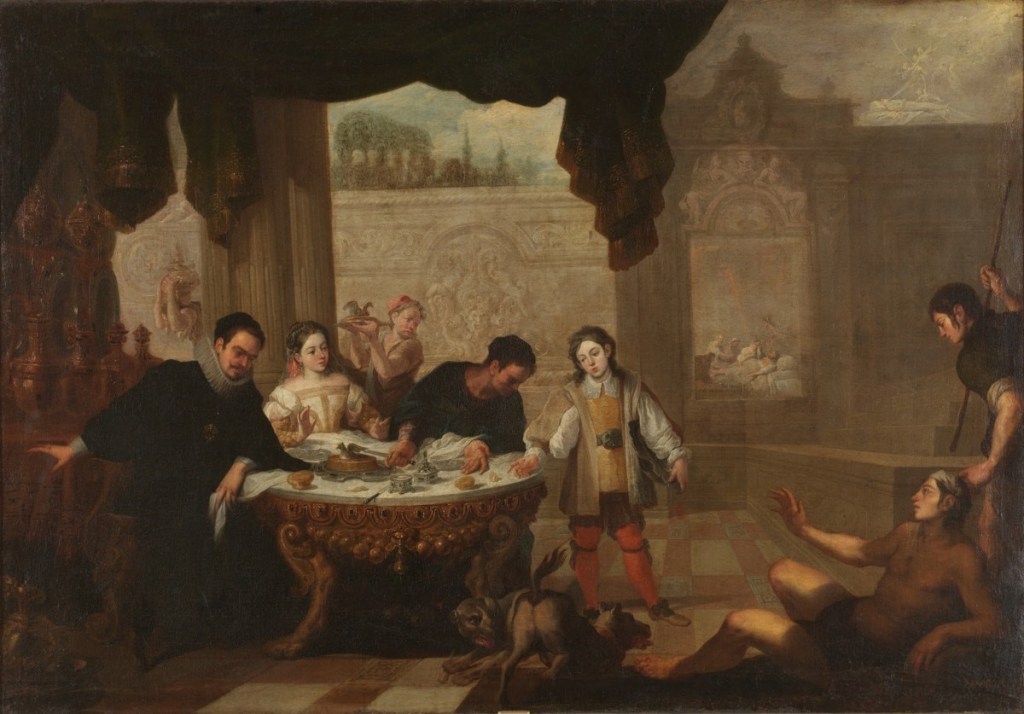El ric Epuló i el pobre Llàtzer de Juan de Sevilla (Madrid, Museu del Prado)