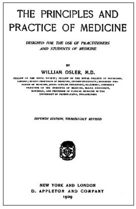 Portada del llibre que va fer a Osler famós a tot el món