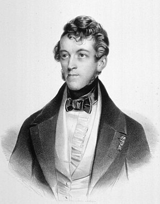 Langenbeck quan torna del viatge d'estudis a Anglaterra.