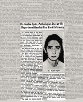 Obituari en el New York Times de la Dra. Spitz