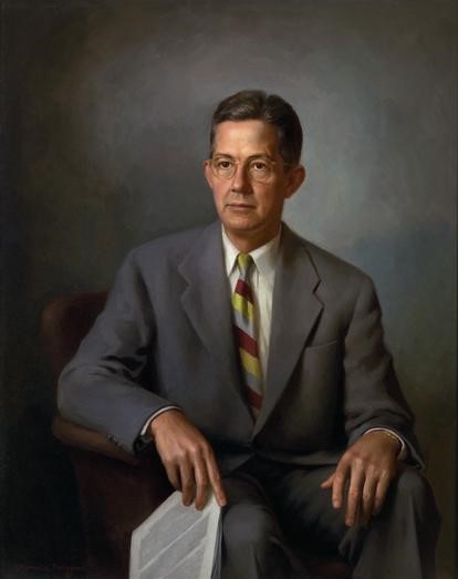 Alfred Blalock. Galeria de retrats de l'Hospital Johns Hopkins. Baltimore. Maryland (EEUU).