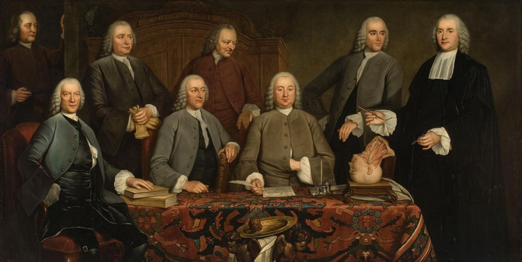 Lliçó d'anatomia de Pieter Camper, 1758, conservada a l'Athenaeum Illustre of Amsterdam