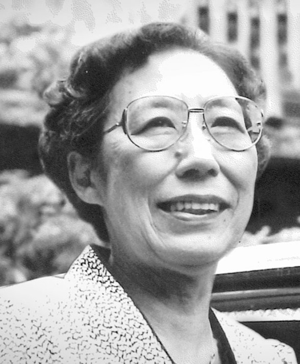 La Dra. Okamoto a la universitat de Kobe.