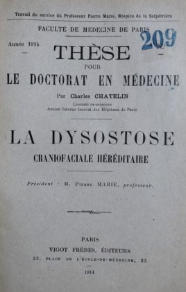 Portada de la tesi doctoral de Charles Chatelin