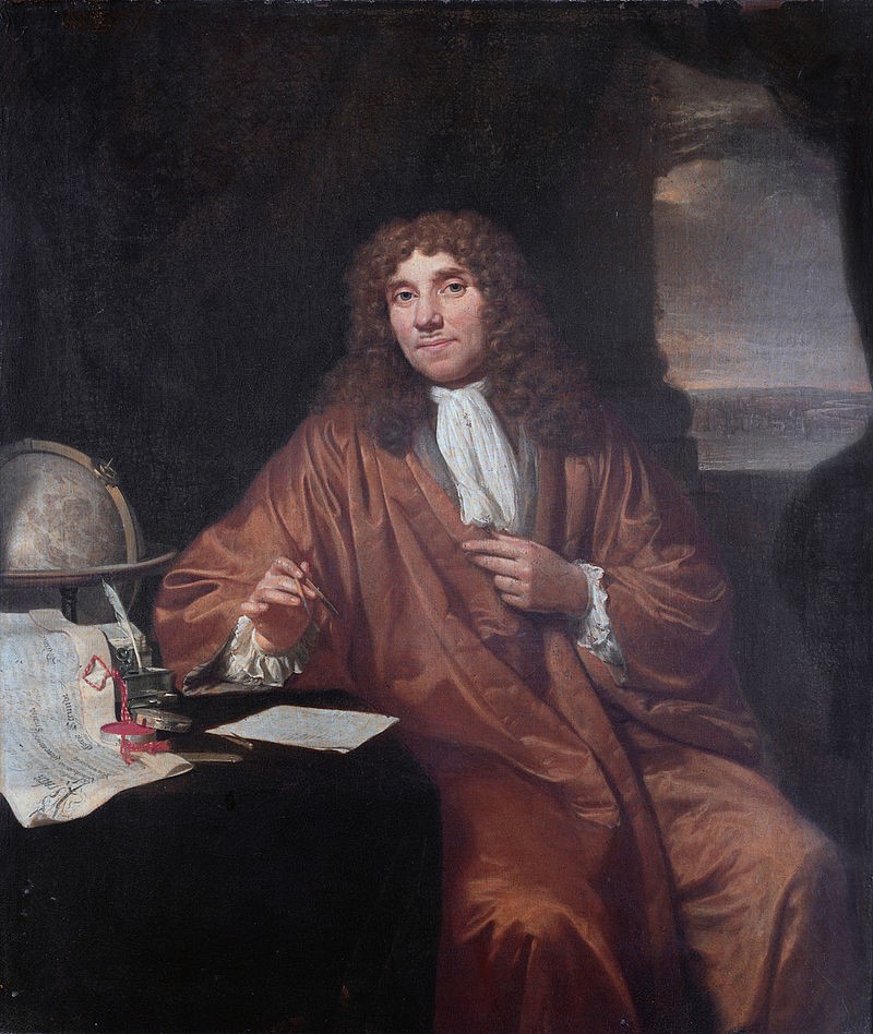 Antonie van Leeuwenhoek de Jan Verkolje. Rijksmuseum de Amsterdam