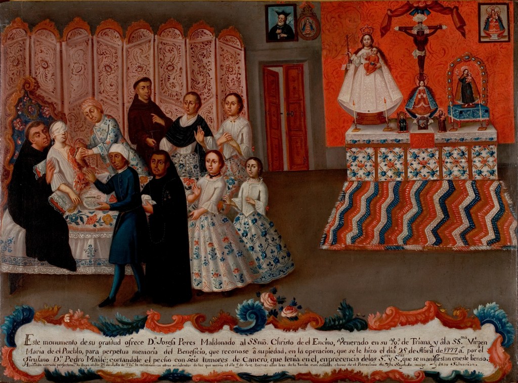 Exvot dedicat al Santísimo Cristo del Encino