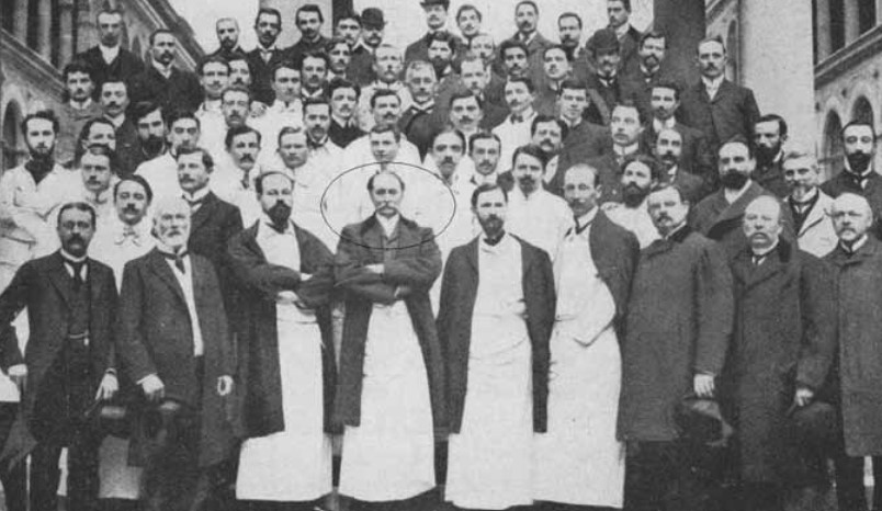 El departament del Professor Dieulafoy a l'Hôtel-Dieu de Paris, 1903