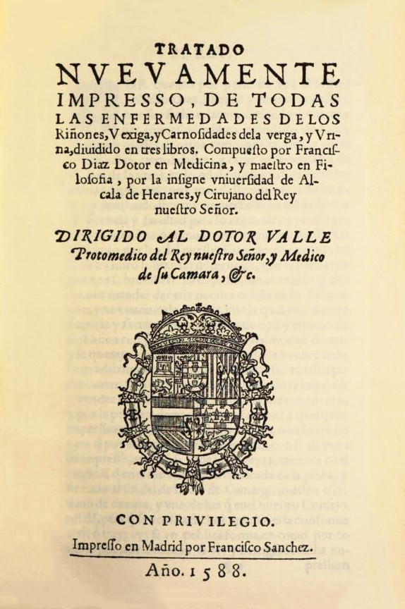 Portada del llibre de Díaz de Alcalá sobre patologia renal