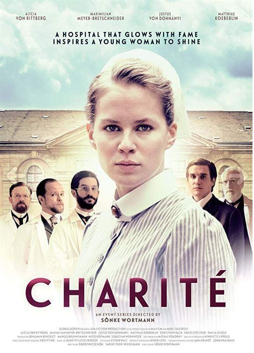 Anunci de la minisèrie de TV sobre l'hospital Charité el segle XIX.