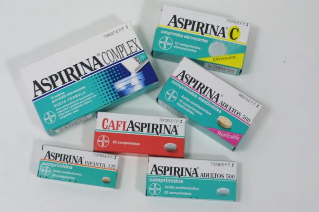 Diverses preparacions de l'aspirina