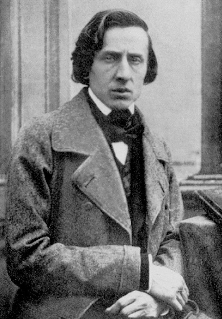 Chopin fotografiat el 1849. És l'última foto que es té del músic