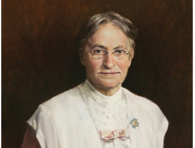 Linda Richards quan dirigeix la infermeria del Bellevue Hospital de Nova York.