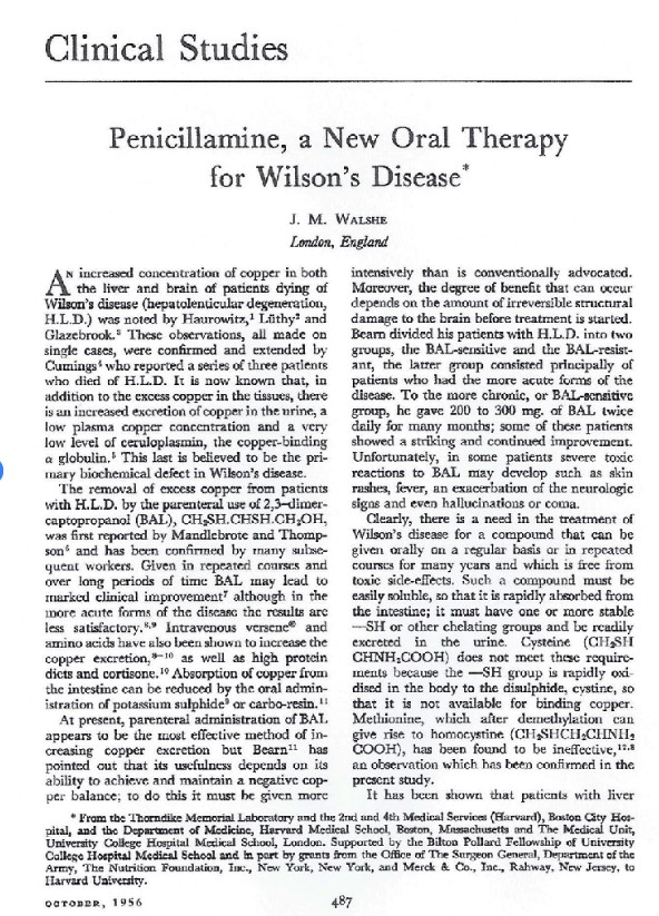 Reproducció de la primera pàgina de l'article de Walshe