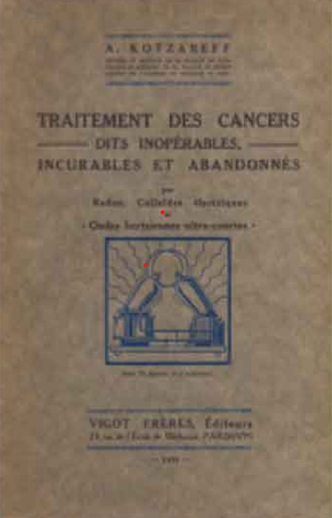 Portada del llibre de Kotzareff sobre els càncers inoperables