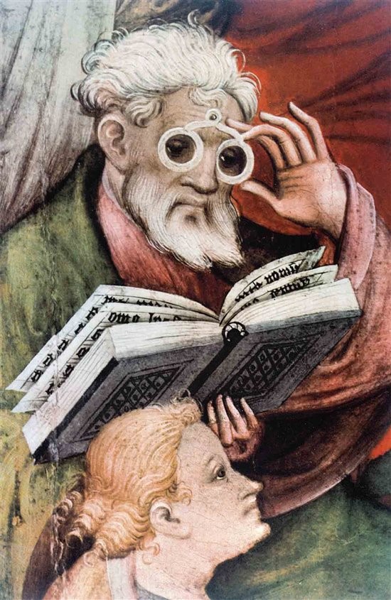 Apòstol amb ulleres, de Conrad von Soest (1403)