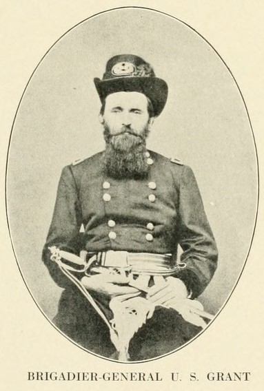 El brigadier general Ulisses S. Grant el 1861