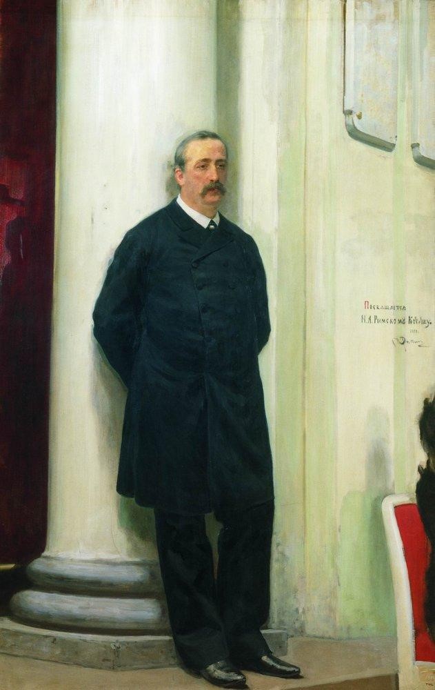 Alexander Borodin pintat per Ilya Repin, Museu Estatal rus, Sant Petersburg