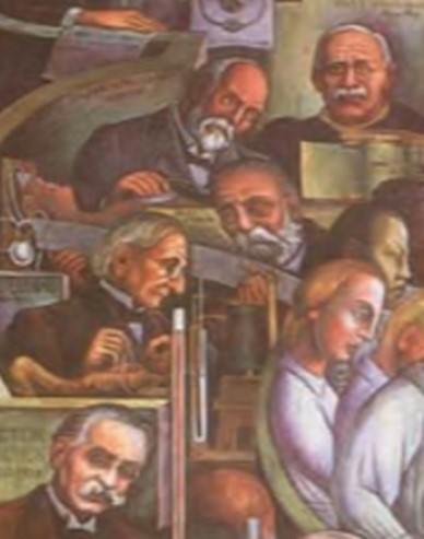 De baix a dalt, Pachon, Ludwig, Marey, Wenchebach i Mackenzie