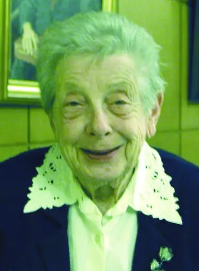 La Dra. Gertie Florentine Marx, jubilada